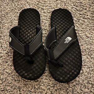 The North Face Black Flip-Flops—great condition!
